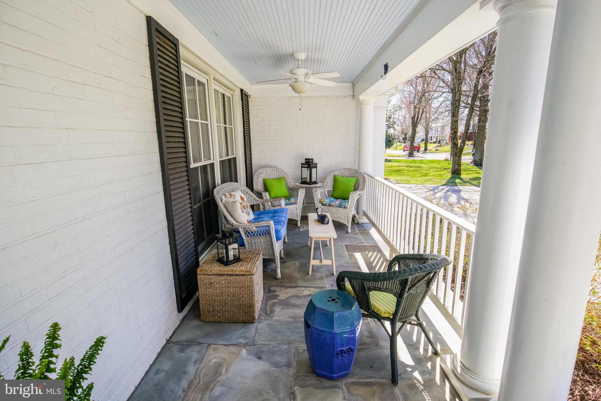 11107 Old Coach Road Potomac, MD 20854 - Photo 2 of 29 Spacious Stone Front Porch
