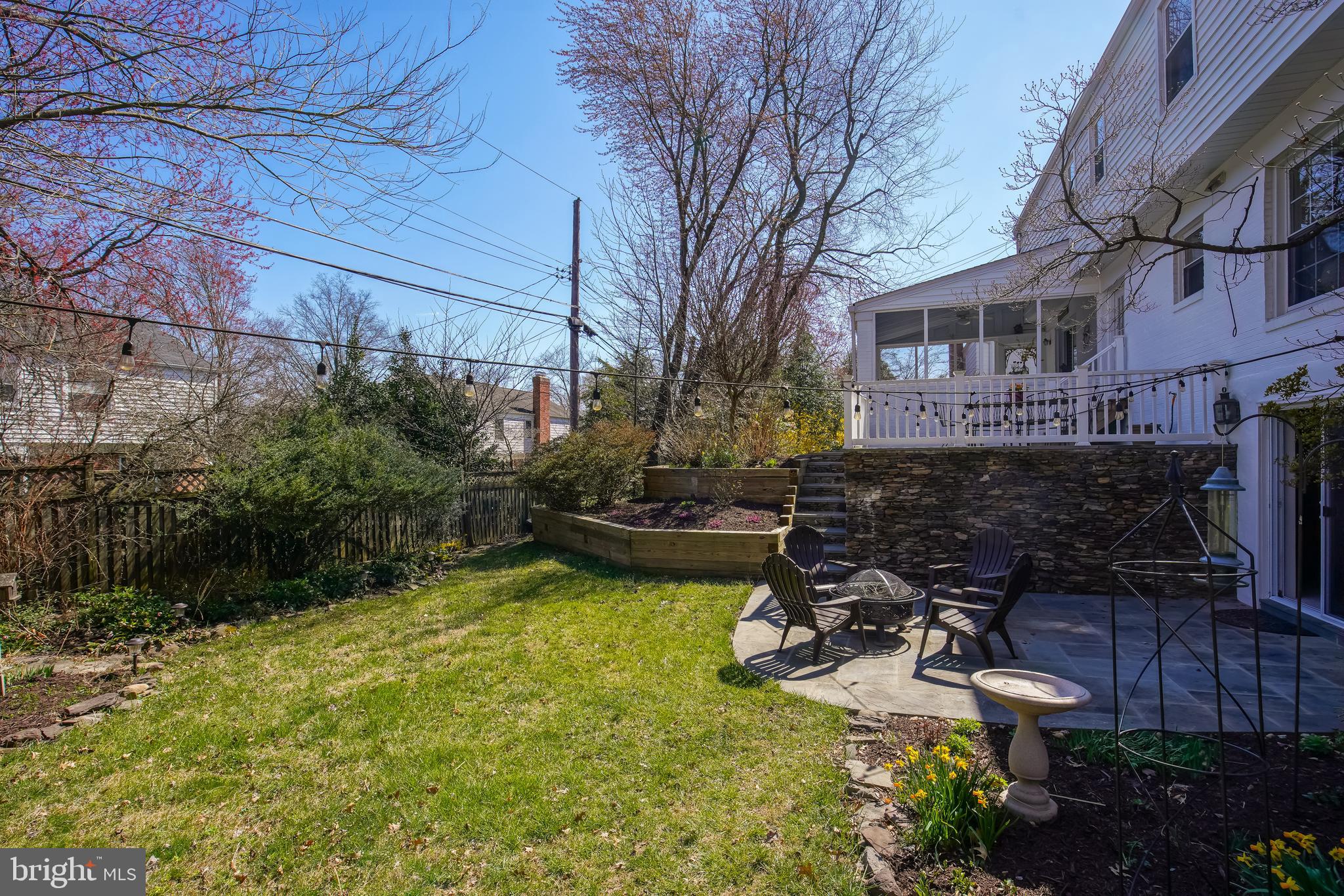 11107 Old Coach Road Potomac, MD 20854 - Photo 24 of 29 Landscaped Yard with Stone Patios