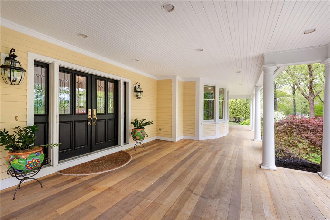 180 Ten Rod Road North Kingstown, RI 02852 - Photo 5 of 50 Mahogany wraparound porch