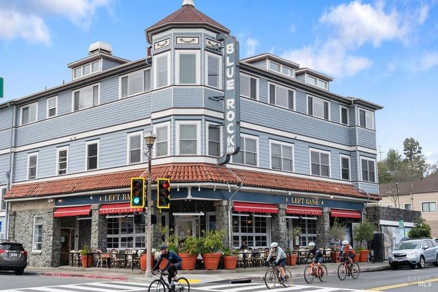 a front view of an apartment building