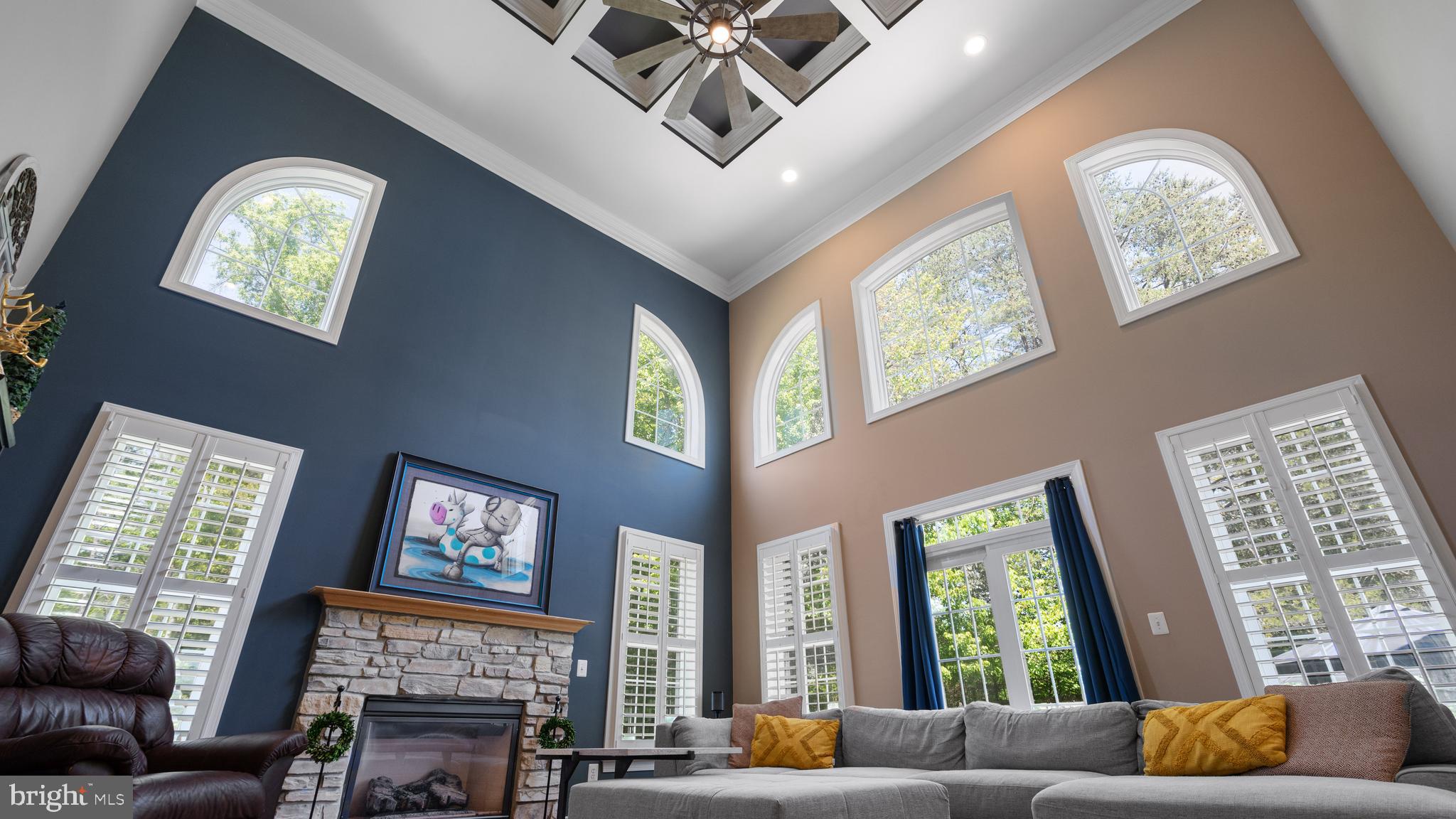 13128 Kahns Road Manassas, VA 20112 - Photo 3 of 61 Dramatic 2-story Family Room with coffered ceiling