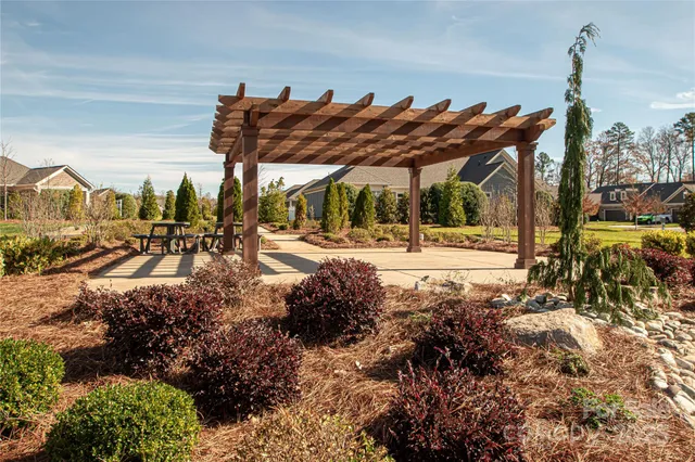a view of outdoor space with seating area