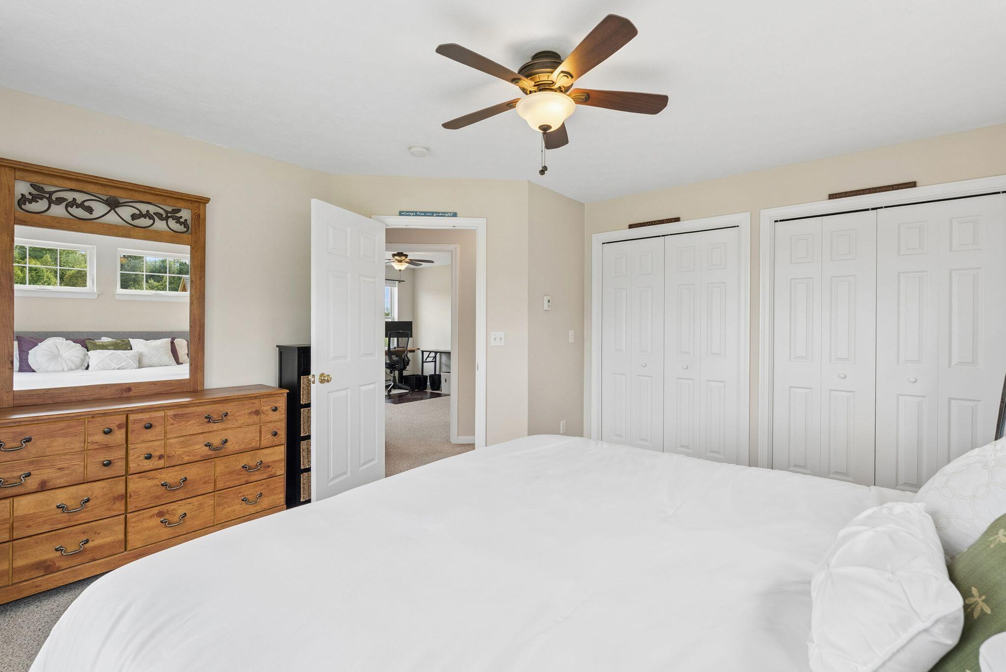 176 Chute Road Windham, ME 04062 - Photo 19 of 37 Primary Bedroom (Double Closets)