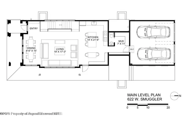 a picture of a bench in a white building