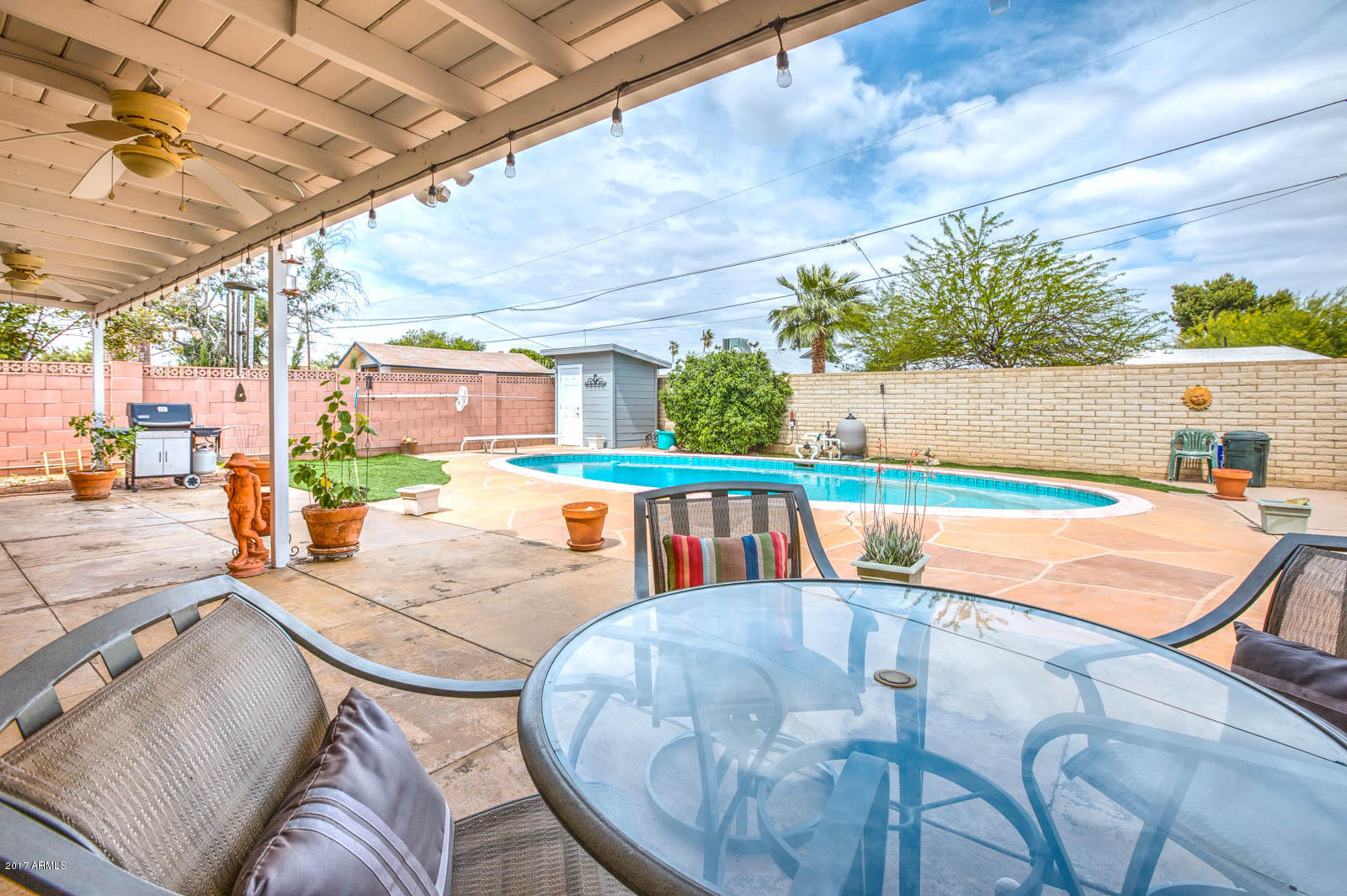 446 West Cheery Lynn Road Phoenix, AZ 85013 - Photo 29 of 31 Backyard, Patio and Pool