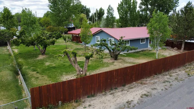 a view of a house with garden