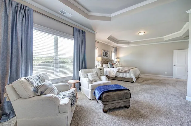 a view of a chandelier in a balcony