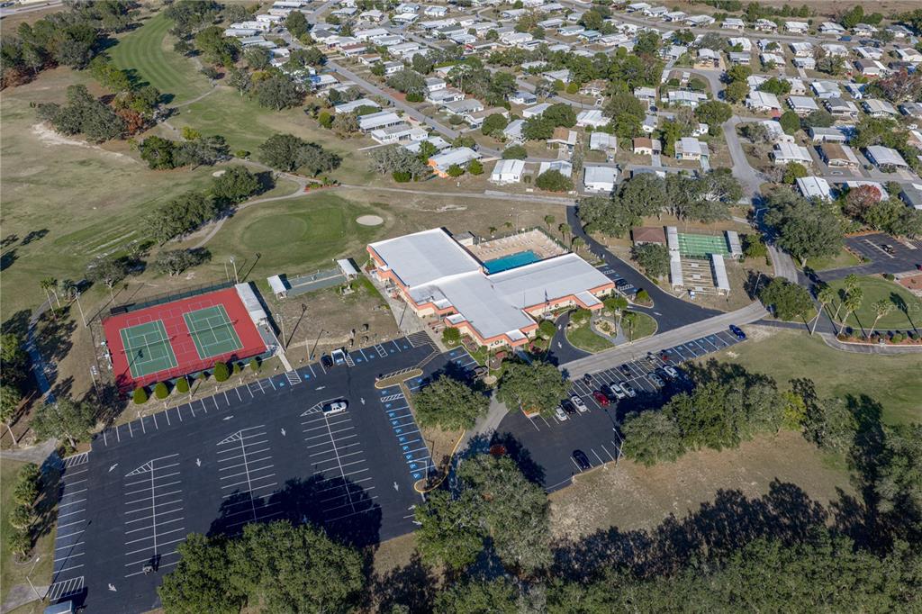 14921 Rialto Avenue Brooksville, FL 34613 - Photo 46 of 55 an aerial view of house with yard