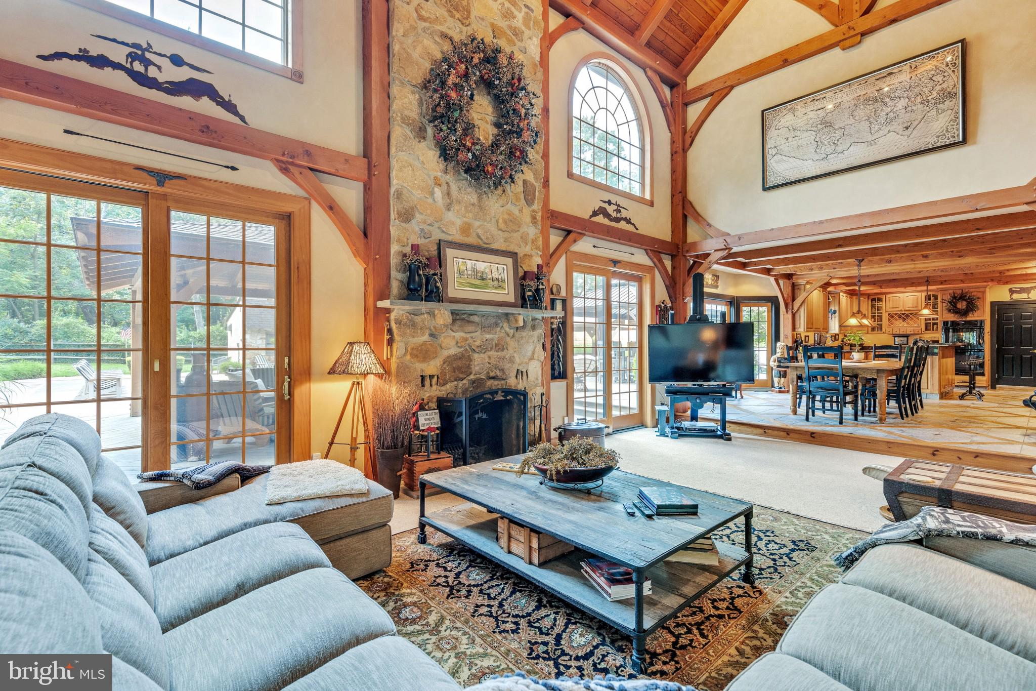 4030 Township Line Road Collegeville, PA 19426 - Photo 21 of 58 Family Room with full stone fireplace