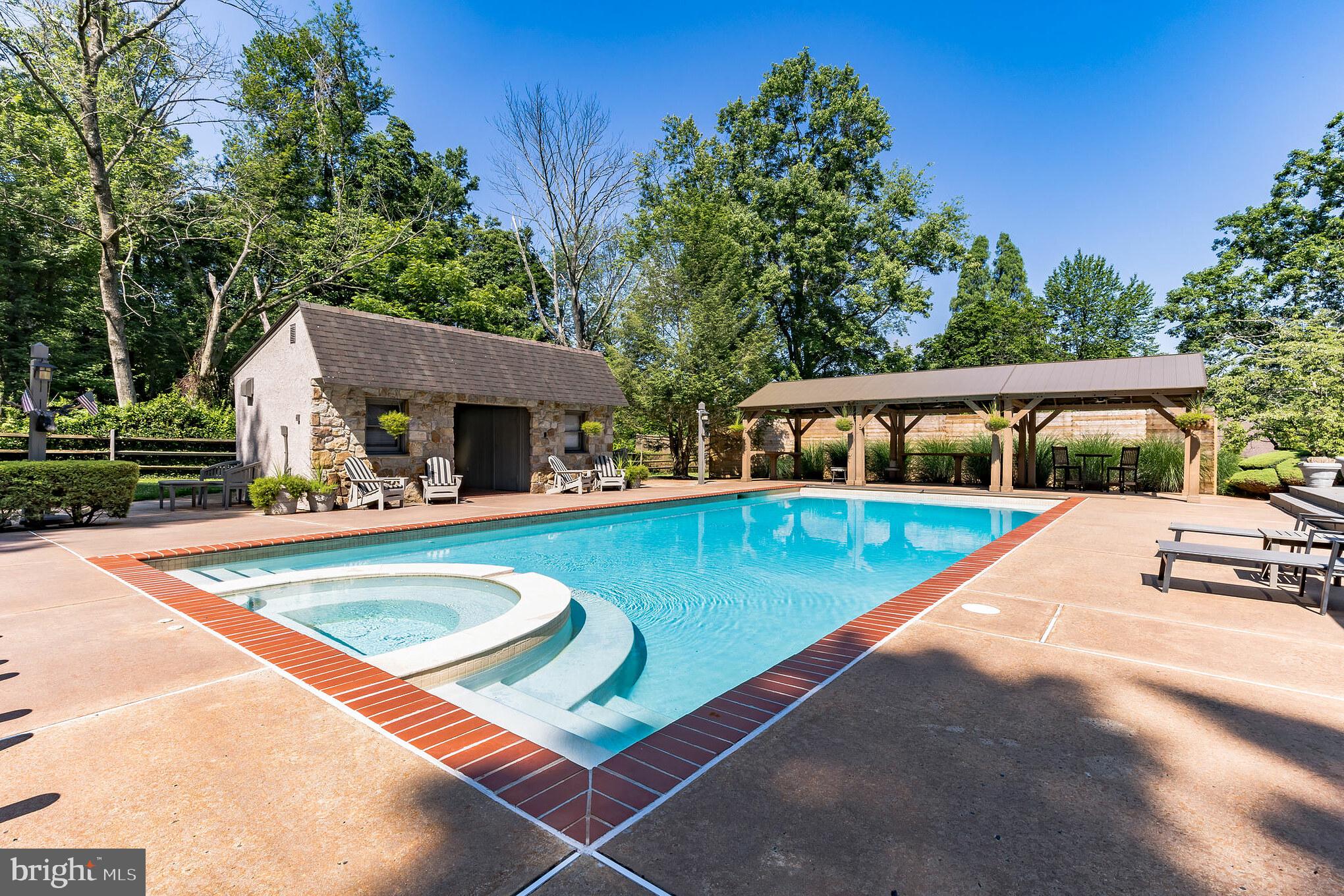 4030 Township Line Road Collegeville, PA 19426 - Photo 37 of 58 Pool with Pool House full bathroom in PoolHouse