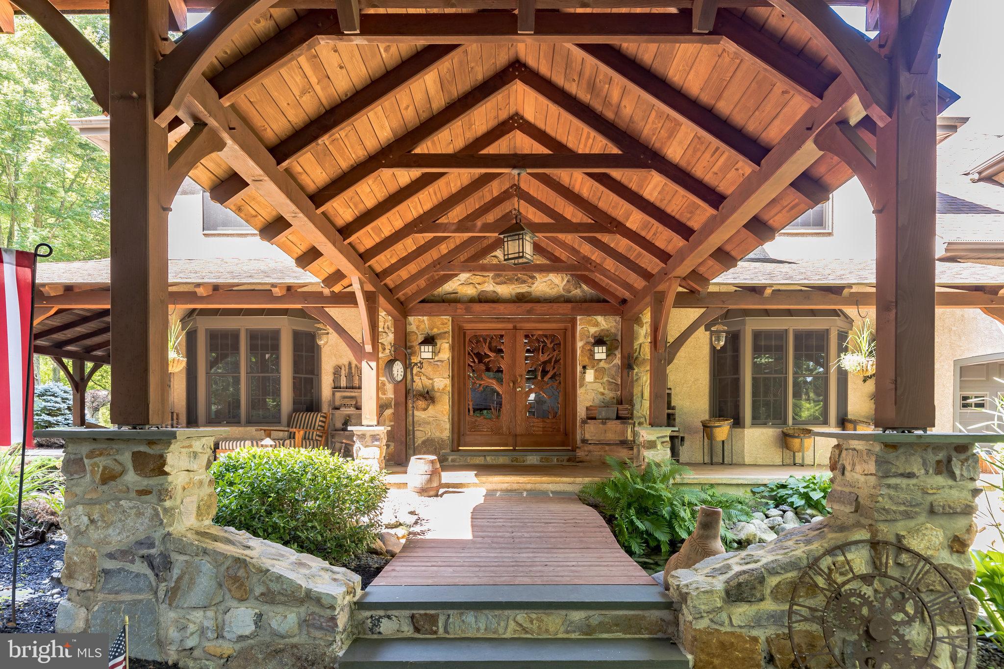4030 Township Line Road Collegeville, PA 19426 - Photo 6 of 58 Inviting Entrance through the Porticolo