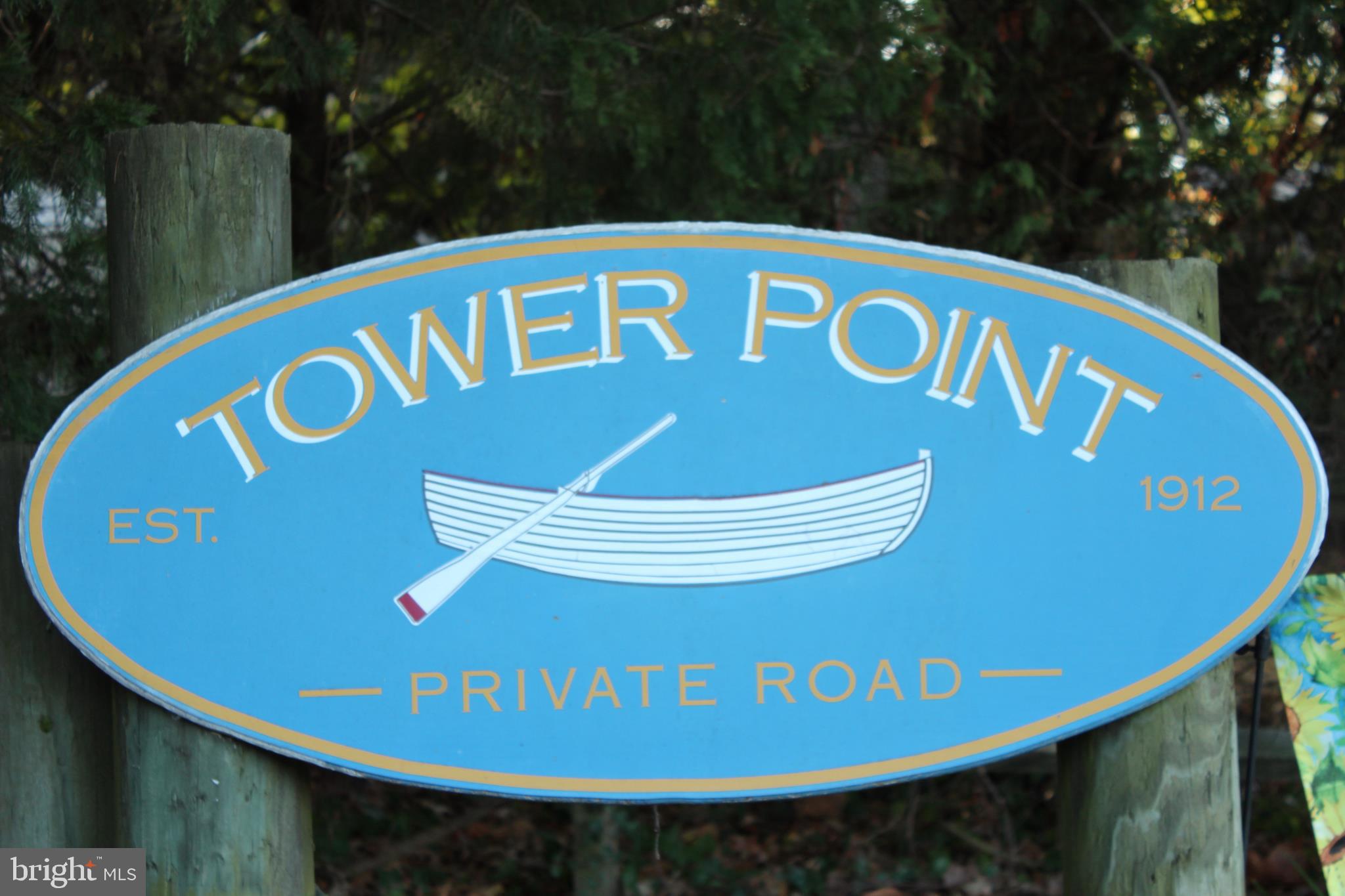 96 Tower Point Road Chesapeake City, MD 21915 - Photo 29 of 30 Sign at Private Community Entrance