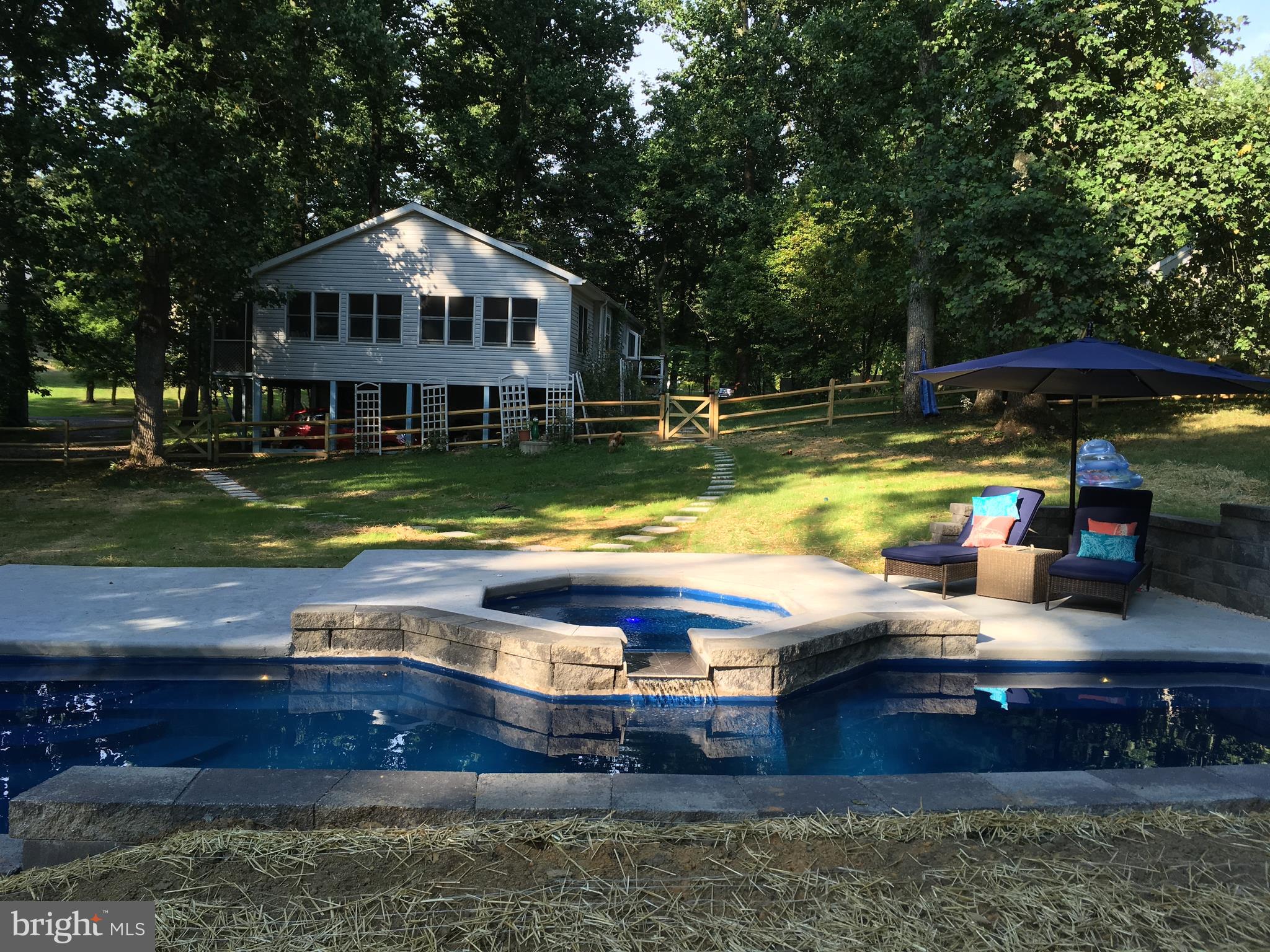 96 Tower Point Road Chesapeake City, MD 21915 - Photo 5 of 30 Pool View from Back Yard to house