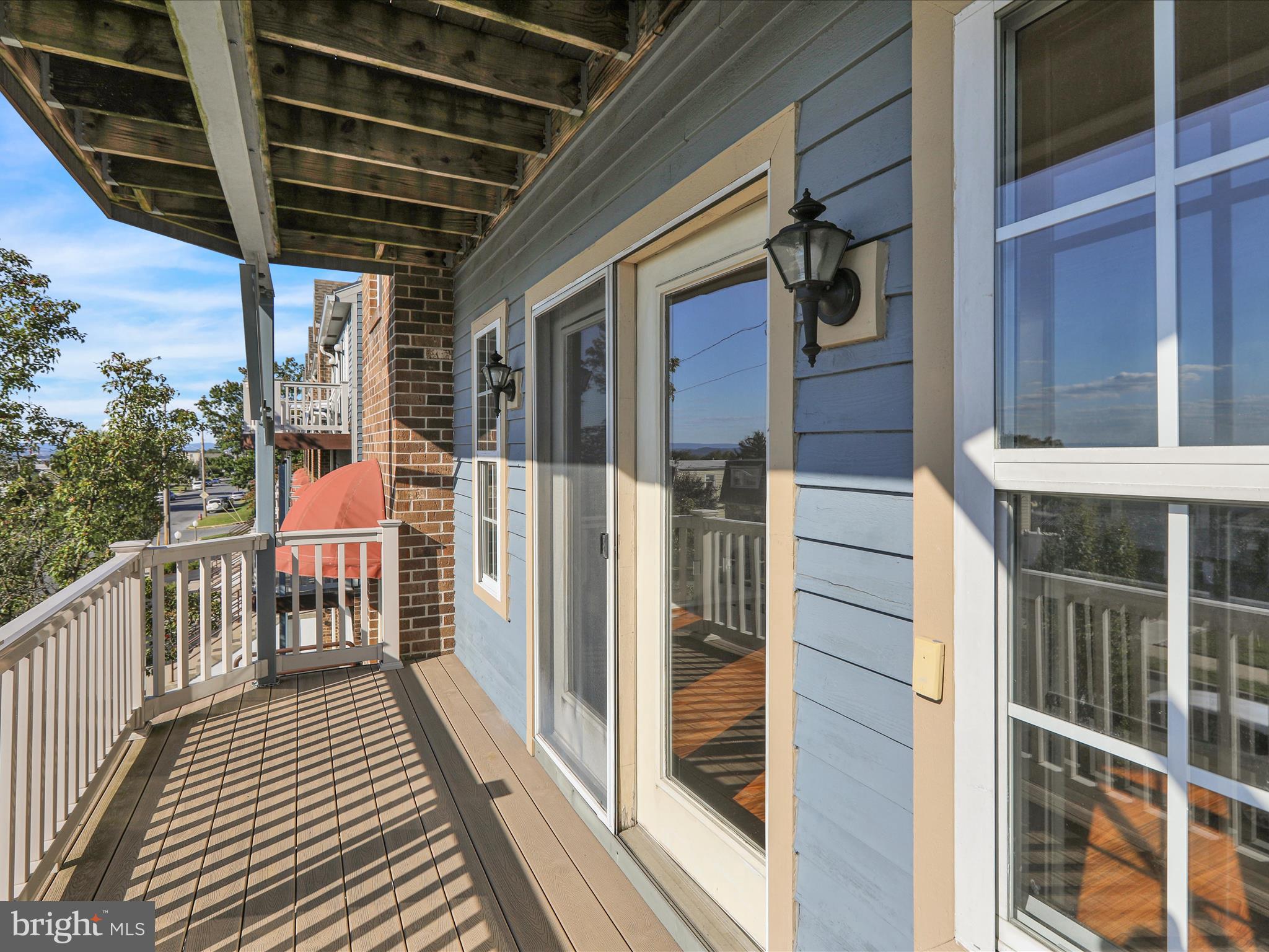 225 North 14th Street Reading, PA 19604 - Photo 21 of 23 a view of a balcony with wooden floor
