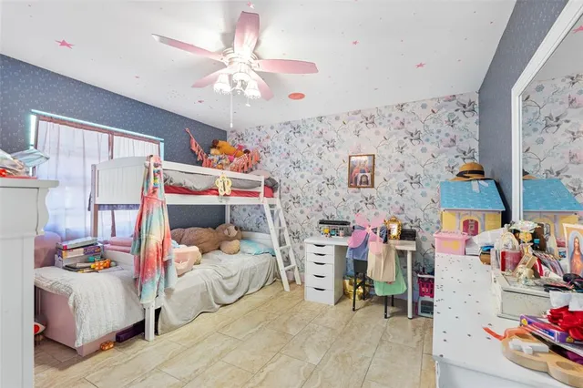 a children room with toys