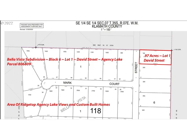 $34,900 | David Street, Unit 1, Chiloquin, OR 97624