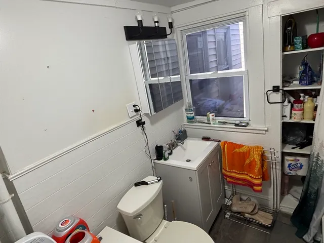 a close view of utility room