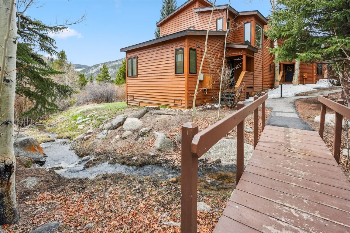 530 Tennis Club Road, Unit 1328 Keystone, CO 80435 - Photo 39 of 43 Stream and bridge