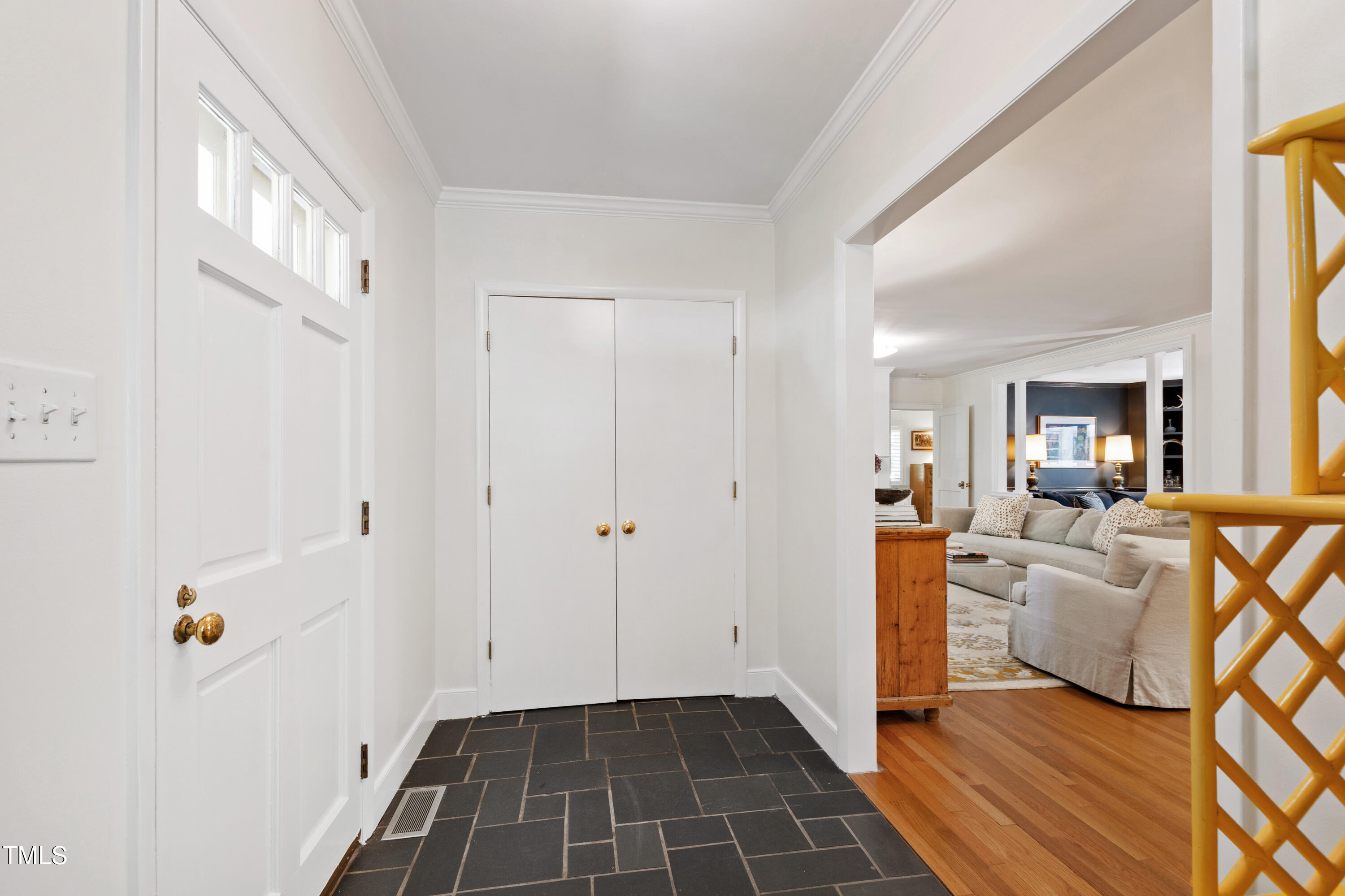 3028 Rothgeb Drive Raleigh, NC 27609 - Photo 4 of 35 a view of kitchen with furniture and wooden floor