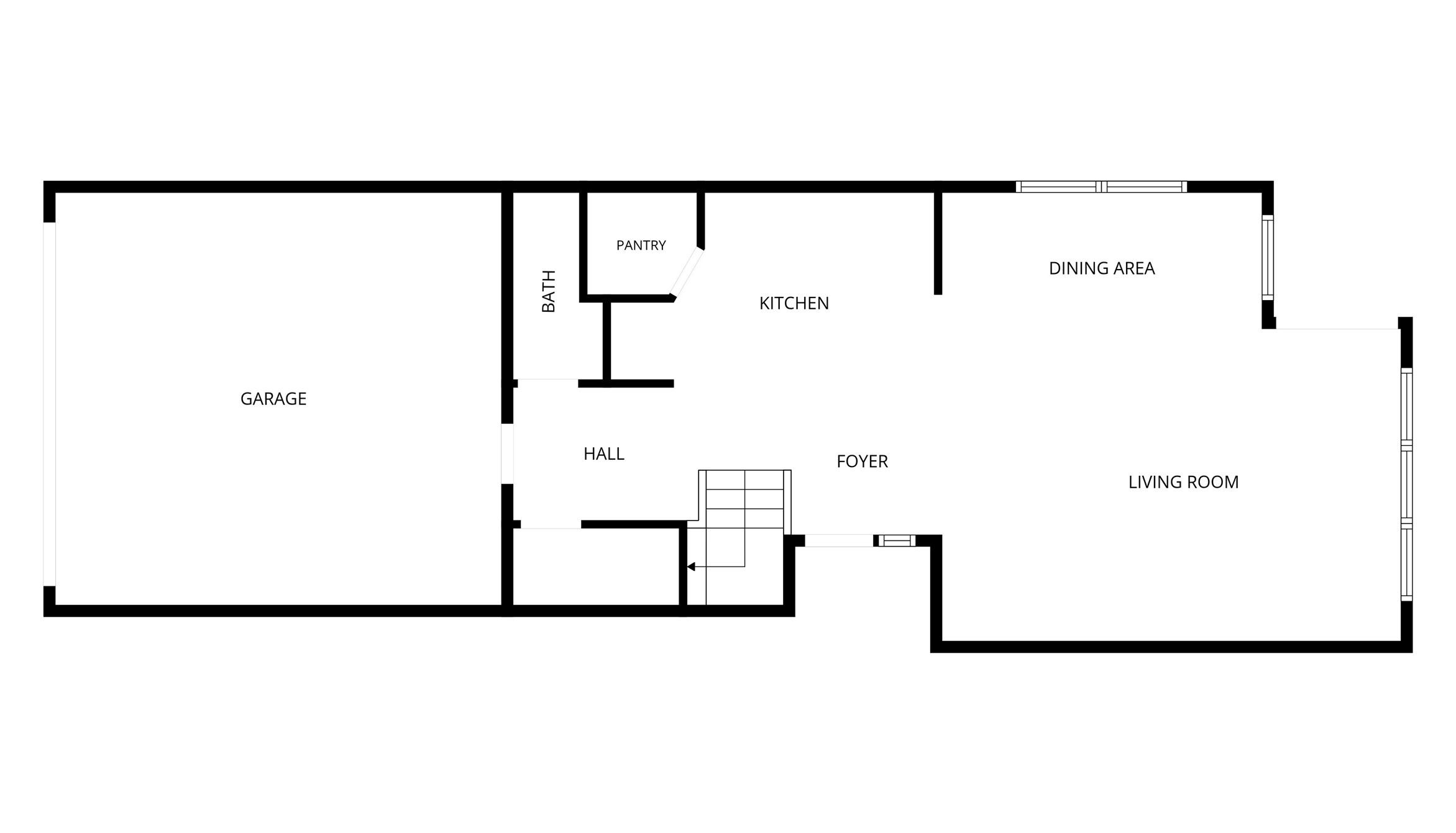 1505 Prince Street Houston, TX 77008 - Photo 37 of 39 First Floor Floor Plan
