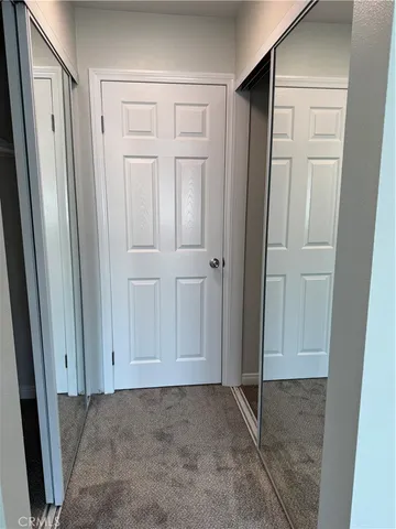a close view of closet
