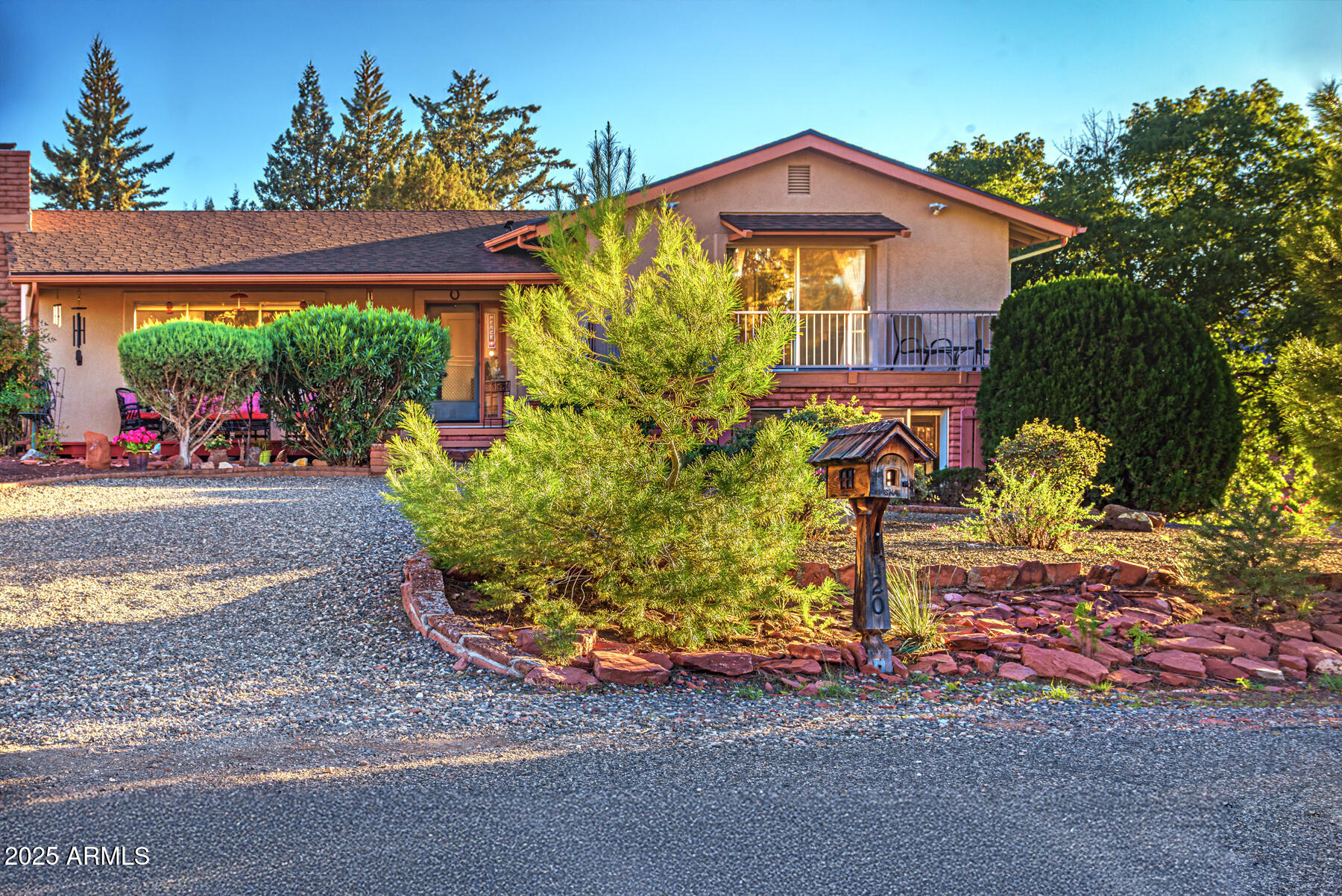 120 Indian Ruin Road Sedona, AZ 86351 - Photo 45 of 46 a front view of a house with a yard