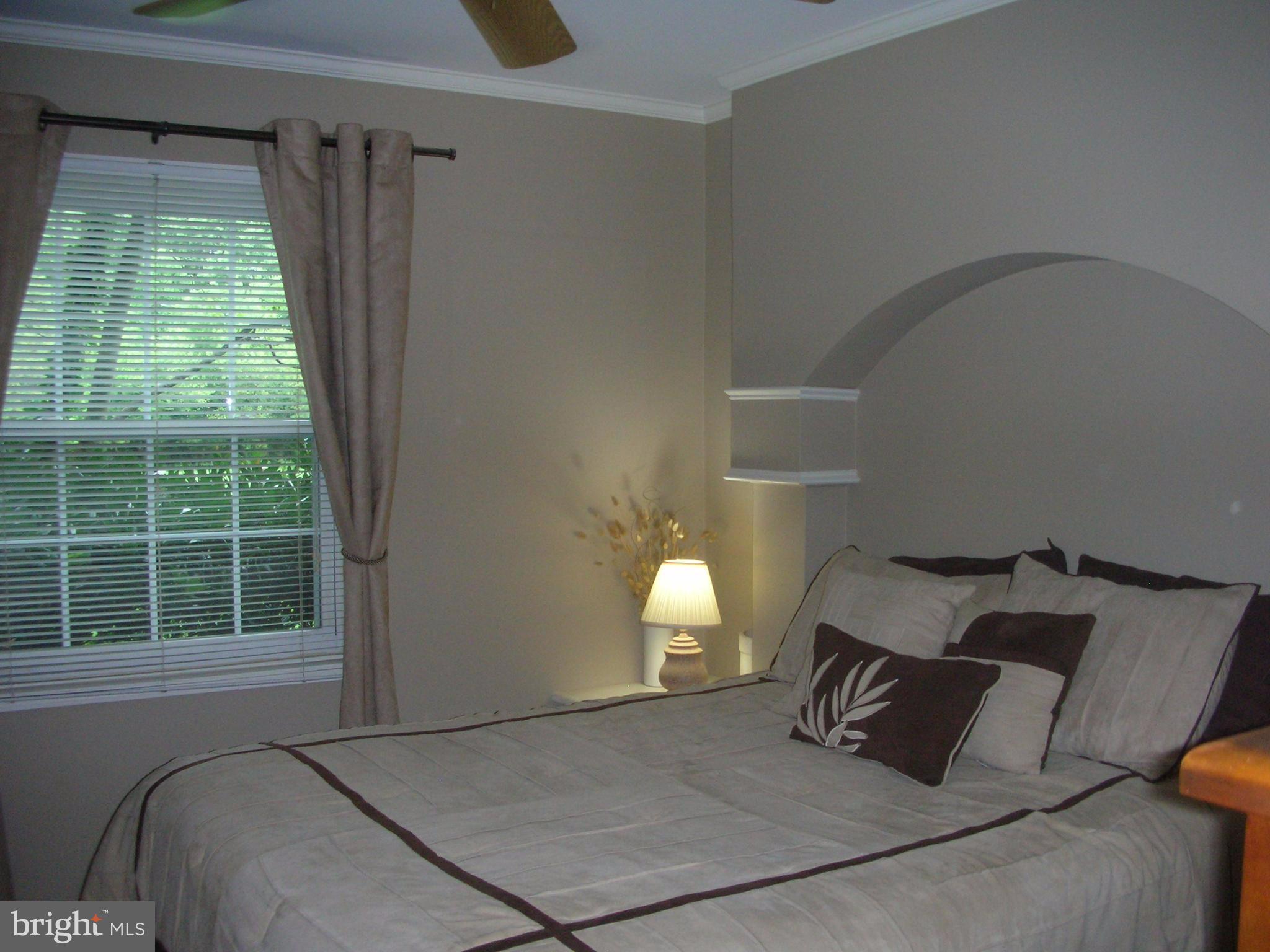 8312 Kingsgate Road, Unit 535 Springfield, VA 22152 - Photo 8 of 19 Master Bedroom with Custom Touches