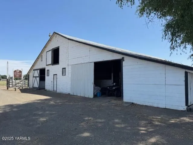 a view of a house with a outdoor space
