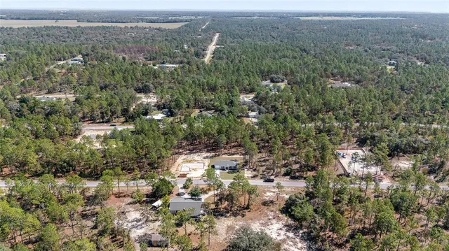 an aerial view of residential house with outdoor space