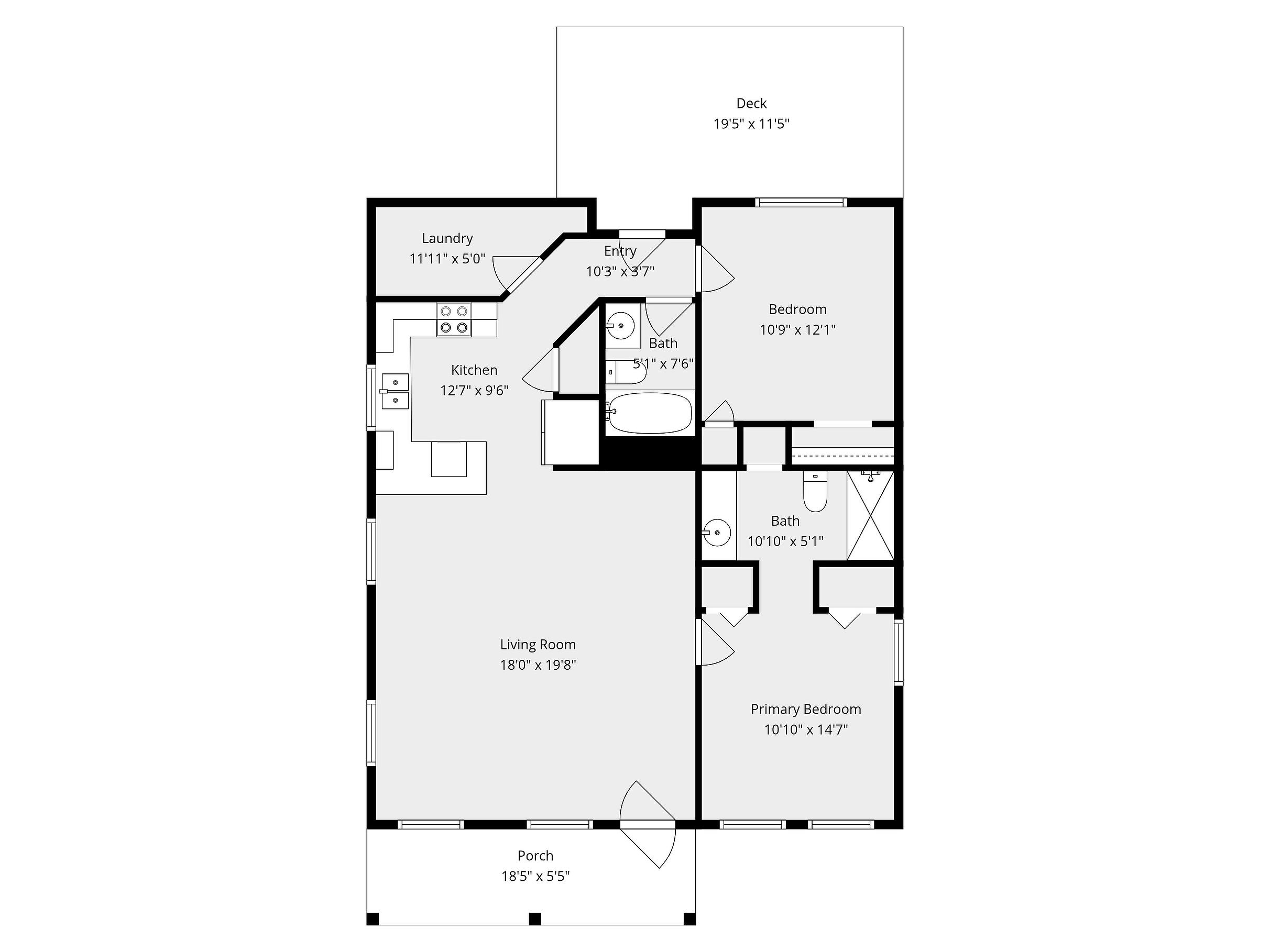 2000 Maria Lane Lillian, AL 36549 - Photo 35 of 35 View of home floor plan