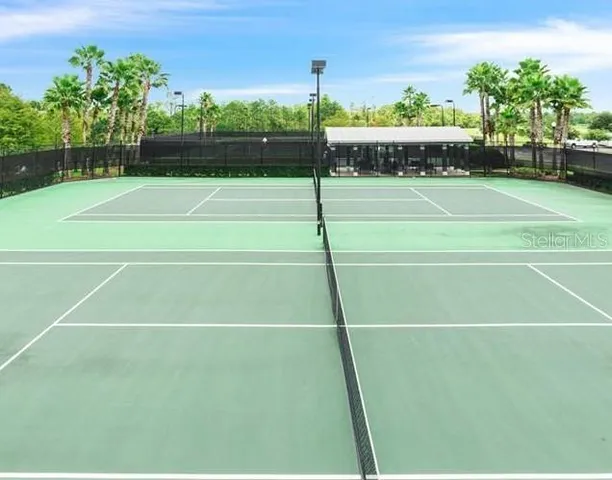 a view of a tennis court