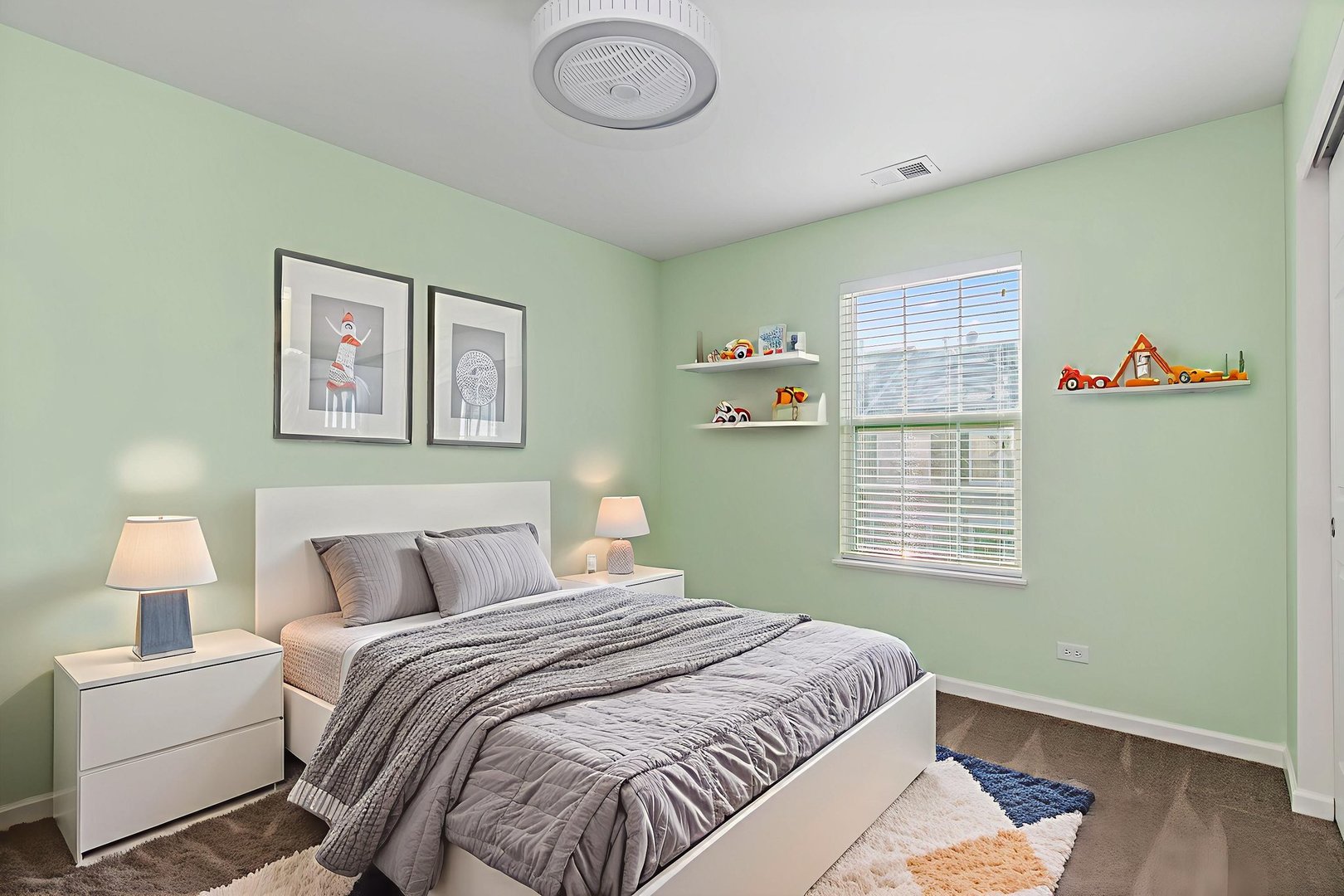 413 Town Center Boulevard Gilberts, IL 60136 - Photo 23 of 34 a bedroom with a bed and a window