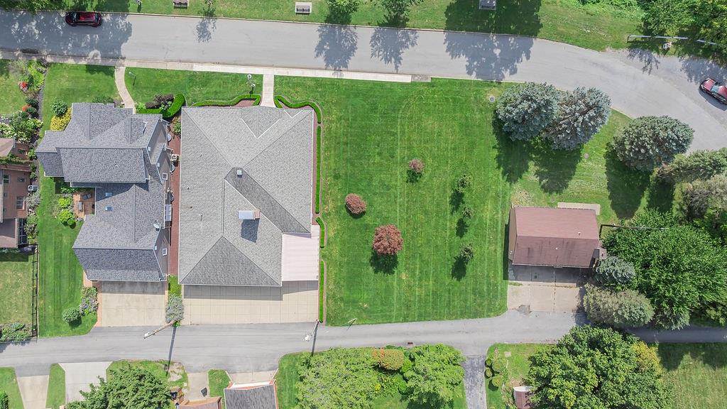 1750 River Road Beaver, PA 15009 - Photo 43 of 49 This shot high above the home and side lot shows the perfect location at the end of the street.