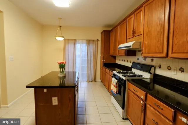 a kitchen with stainless steel appliances granite countertop a stove a sink dishwasher and a refrigerator