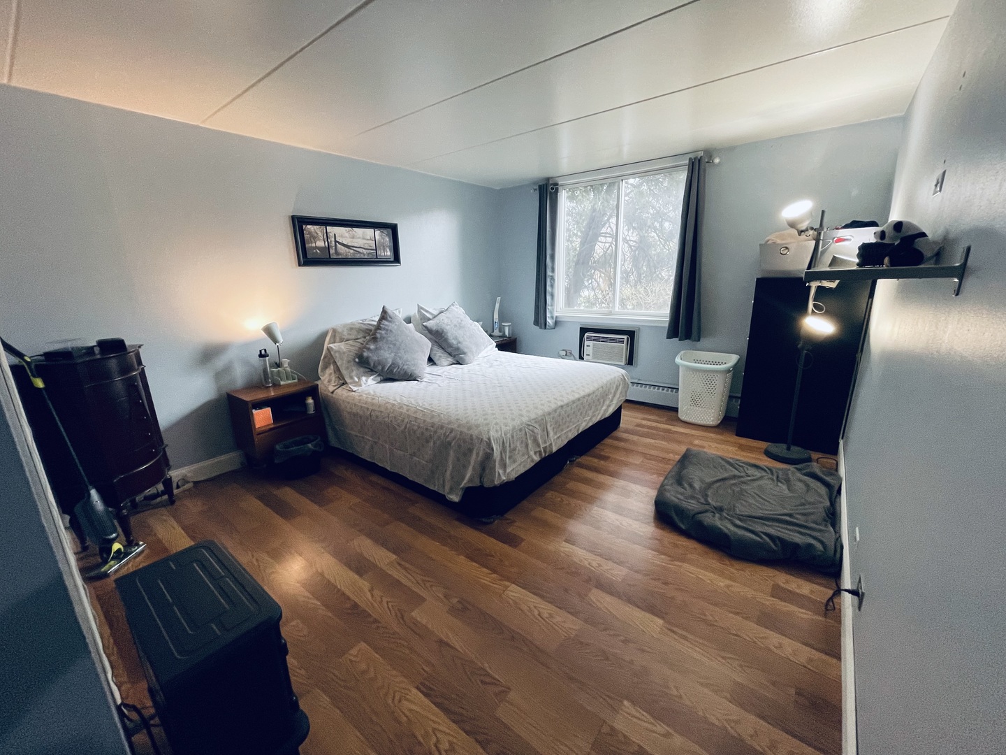 225 South Rohlwing Road, Unit 114 Palatine, IL 60074 - Photo 14 of 18 a bedroom with bed couch and window