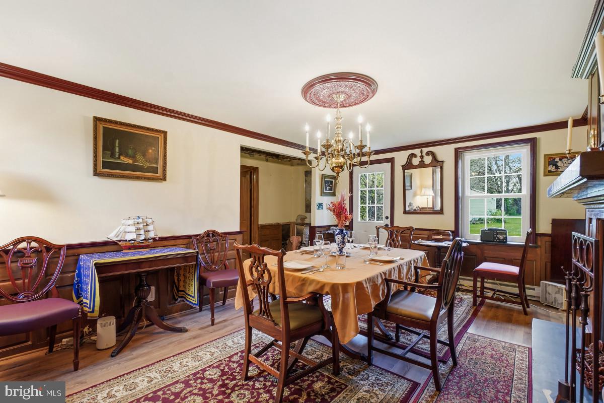 1420 Daisy Road Woodbine, MD 21797 - Photo 5 of 32 Dining Room with Rich Wood Wainscoting