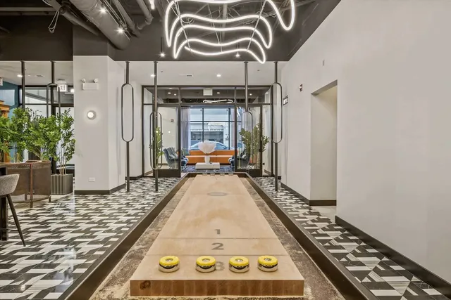 a very nice looking room with a large window