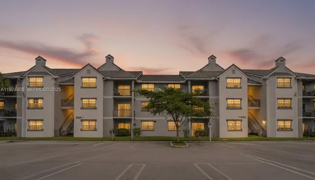 a front view of a building