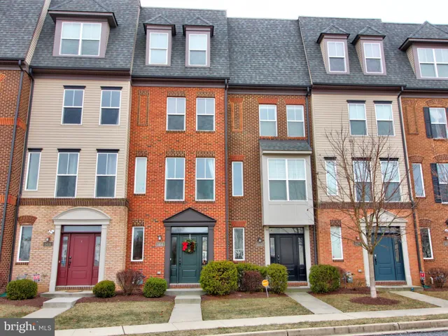 front view of a brick building