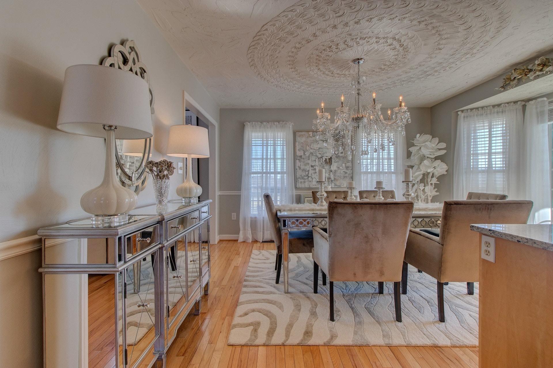 600 Dugwell Road Boones Mill, VA 24065 - Photo 33 of 78 a view of a dining room with furniture and wooden floor