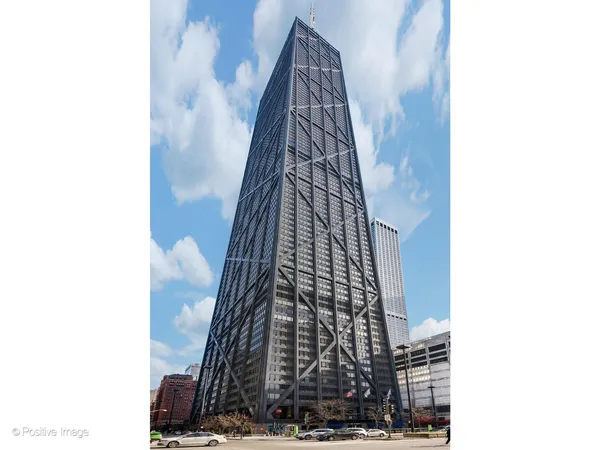 a view of a tall building