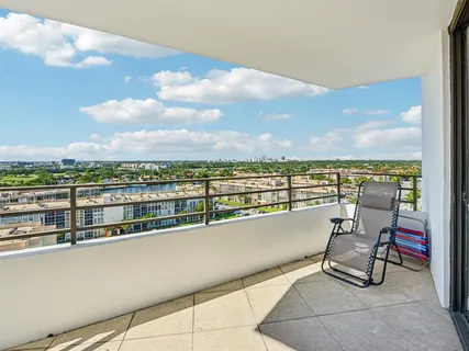 a view of outdoor space and city view
