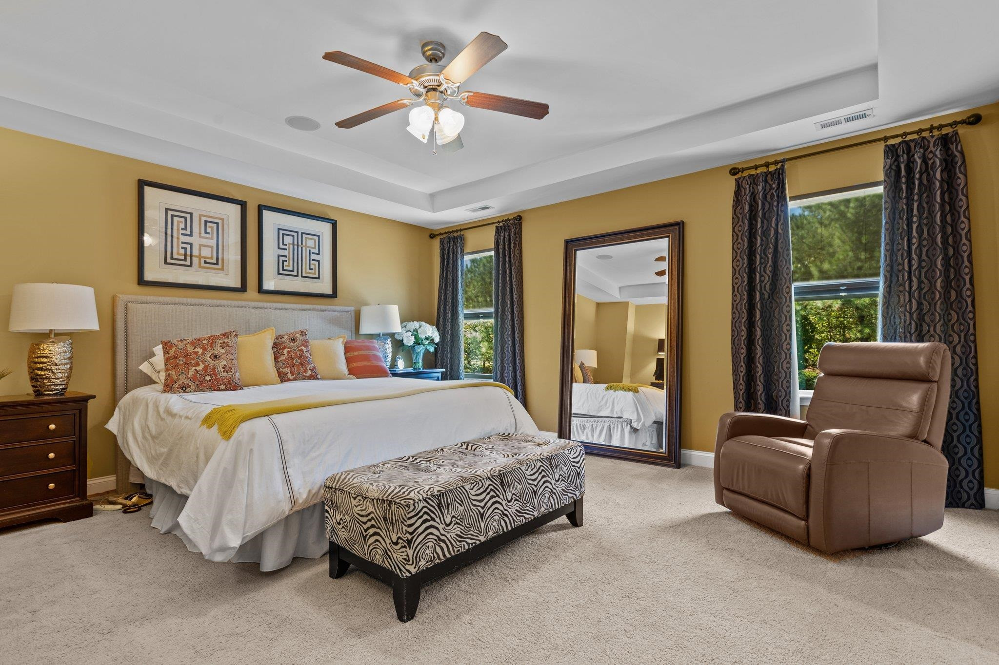 103 Daneborg Road Durham, NC 27703 - Photo 24 of 44 a bedroom with a bed couch and window