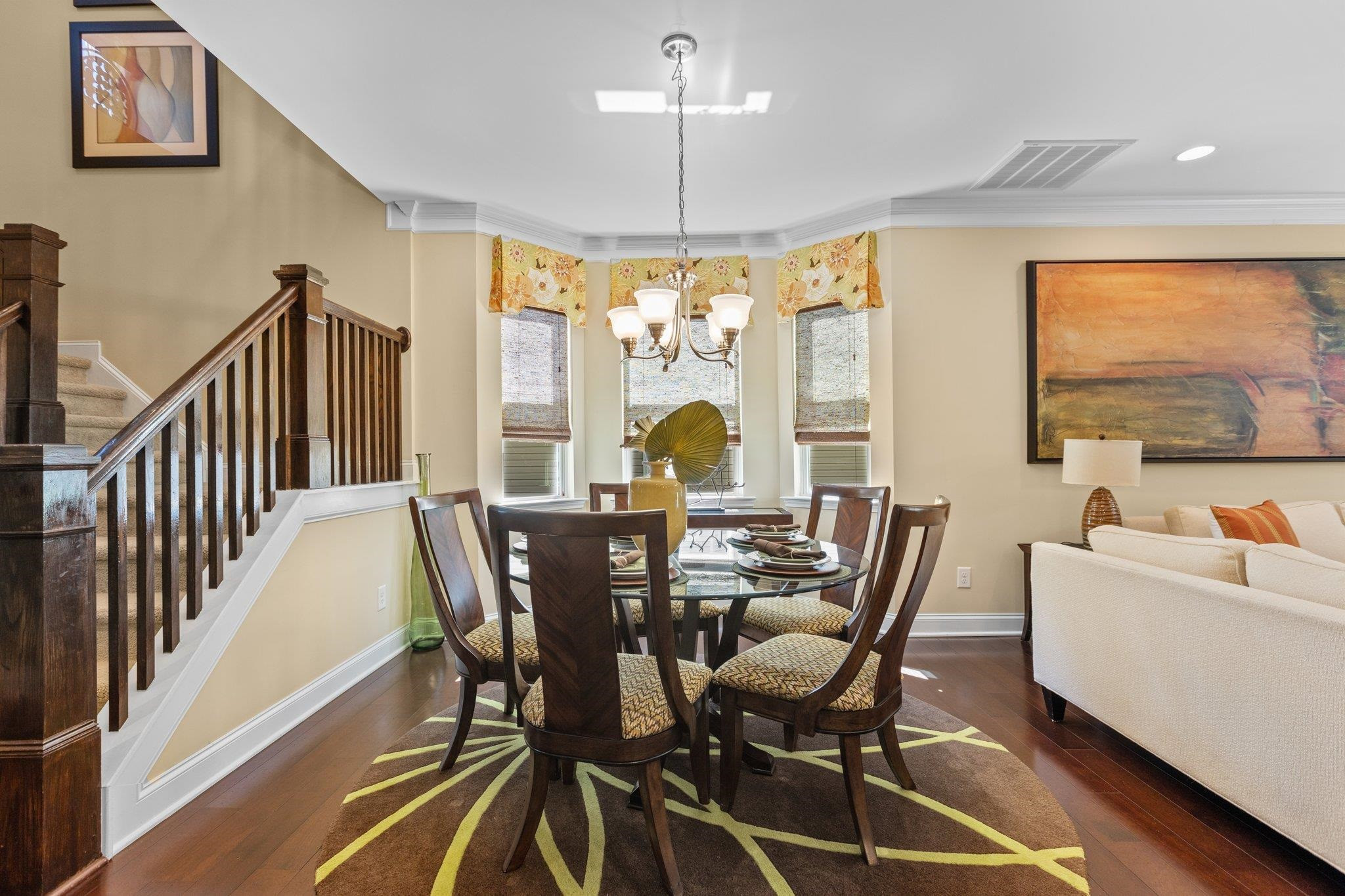 103 Daneborg Road Durham, NC 27703 - Photo 6 of 44 a view of a dining room with furniture window and outside view