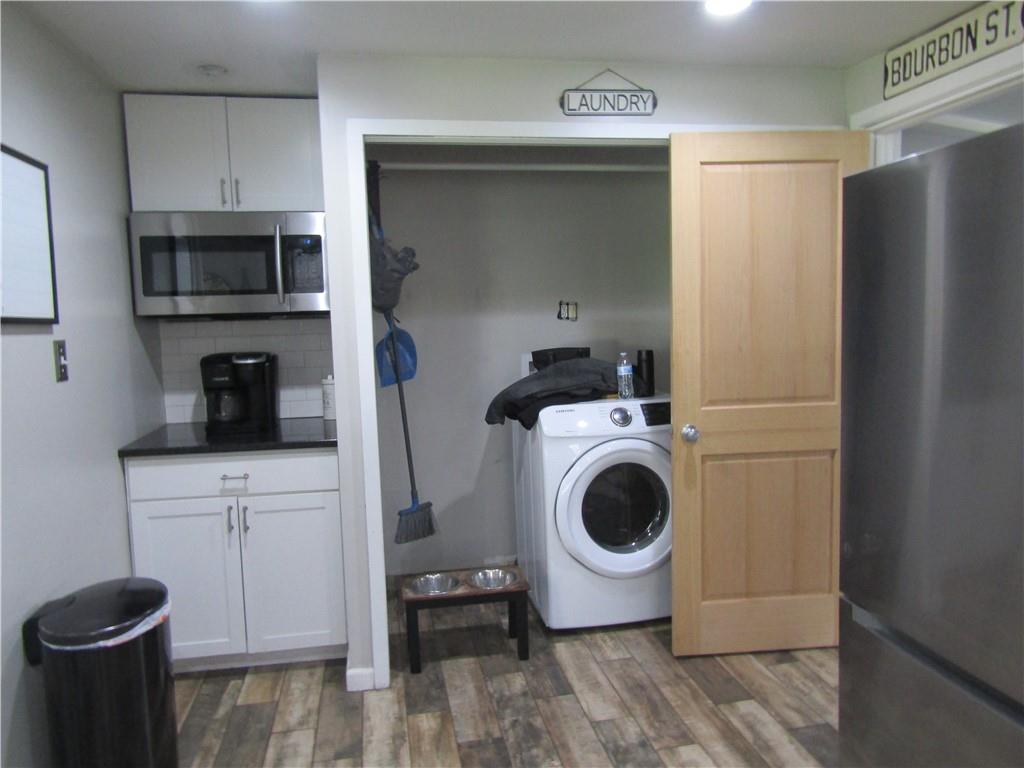 135 Mennonite Camp Road Mount Pleasant, PA 15666 - Photo 18 of 37 laundry and coffee bar with microwave