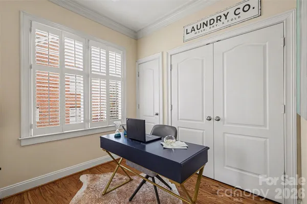 a workspace with a window