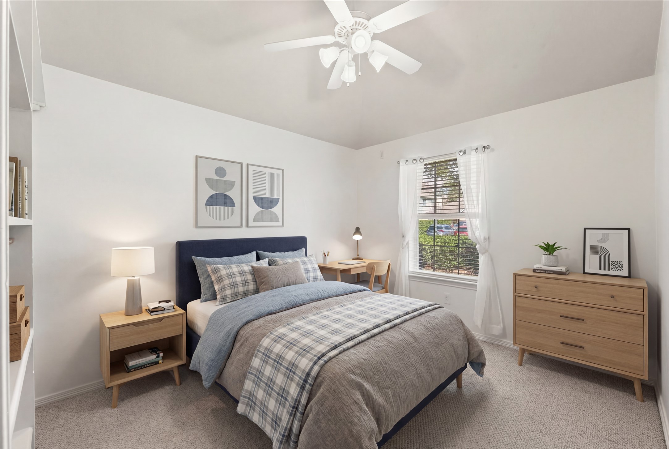 2217 Valley View Crossing Conroe, TX 77304 - Photo 15 of 24 a bedroom with a bed and a dresser