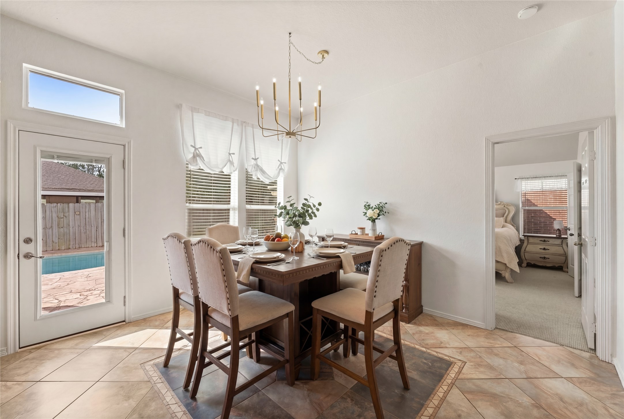 2217 Valley View Crossing Conroe, TX 77304 - Photo 3 of 24 a dining room with furniture and window