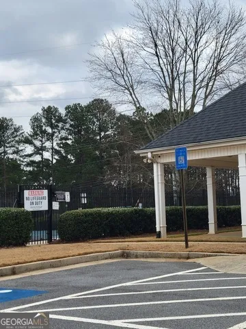 a view of a house with a park