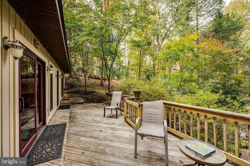 199 Deer Hill Lane Reading, PA 19607 - Photo 46 of 65 a view of balcony with wooden floor and outdoor seating